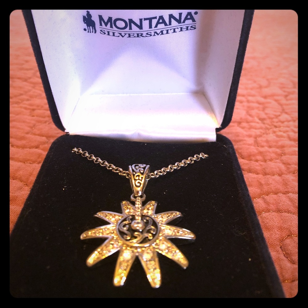 Spur Rowel Necklace by Montana Silversmiths